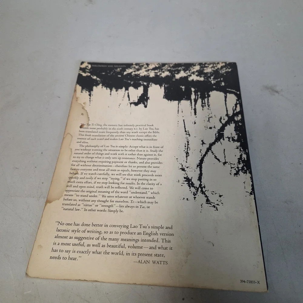 Lao Tsu Tao Te Ching Gia-Fu Feng Jane English 1972 Paperback 039471833X